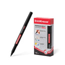 Erichkrause P-100 Marcador Permanente - Punta Fina - Trazo de 0.5 a 1.2mm - Resistente al Agua y a los Rayos UV - Color Negro (12 unidades)
