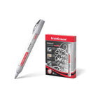 Erichkrause PT-350 Marcador de Pintura - Punta en Forma de Bala - Trazo de 1.5-2.5mm - Sistema de Suministro de Tinta de Valvula - Cuerpo de Aluminio Resistente - Color Blanco (6 unidades)