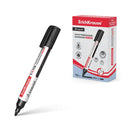 Erichkrause Liquid LW-600 Marcador de Pizarra Blanca - Tinta Liquida a Base de Alcohol - Punta en Forma de Bala - Ancho de Linea 2.5mm - Color Negro (10 unidades)