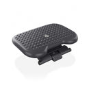 Aisens Reposapies Ergonomico Inclinable y Ajustable en Altura - Base Antideslizante - Peso Max.30kg - Material HIPS Resistente - Color Negro