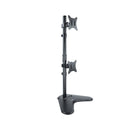 Tooq Soporte de Mesa para 2 Monitores en Vertical de 17"-32" - Giratorio e Inclinable - Peso Max 9kg x Brazo - VESA 100x100mm