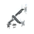 Tooq Soporte Mesa Pantallas Giratorio Inclinacion 2 Brazos 17-32" - Color Gris