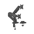 Aisens Soporte de Mesa PRO Contrapeso Giratorio e Inclinable para Monitor/TV 9kg (3 Pivotes - 2 Brazos) de 17-32 - Color Negro