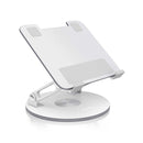 Aisens Soporte de Sobremesa Giratorio Ajustable para Portatil / Tablet 7"-13" - Color Plata