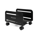 Tooq Soporte de Suelo con Ruedas para CPU de 119-209mm de Ancho - Peso Max 10kg - Color Negro