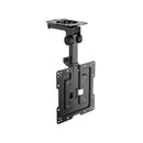Aisens Soporte de Techo Giratorio - Plegable para Monitor/TV 20Kg de 19-43 - Color Negro
