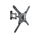 Tooq Soporte de Pared con Brazo Articulado para TV de 23"-55" - Giratorio e Inclinable - Gestion de Cables - Peso Max 30kg - VESA 400x400mm - Color Negro