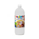 Carioca Botella Tempera 1000ml - Colores Superlavables - Faciles de Mezclar - Aplicable en Materiales Porosos - Alta Opacidad - Color Blanco