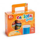 Carioca Tempera Baby Pack de 6 Botes de Pintura de Dedos 2+ - Lavable - Atoxica - sin Olor - Maxima Creatividad y Diversion - Color Varios