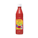 Jovi Tempera Paint Tempera Liquida 500ml - Base Agua - Lista para Usar - Alto Poder Cubriente - Secado Rapido - Excelente Fluidez - Adherencia en Multiples Superficies - Color Rojo Bermellon