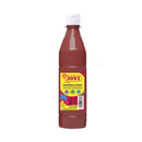 Jovi Tempera Paint Tempera Liquida 500ml - Base Agua - Lista para Usar - Alto Poder Cubriente - Secado Rapido - Excelente Fluidez - Adherencia en Multiples Superficies - Color Marron