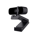 Trust Tanor Webcam FullHD 1080p USB - Enfoque Automatico - Diagonal de Campo de Vision 79º - Microfono Incorporado - Tapa de Privacidad - Color Negro