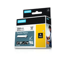 Dymo Rhino ID1-19 Cinta de Etiquetas Original para Rotuladora - Texto Negro sobre Fondo Blanco - Ancho 19mm x 3.5 metros - 18489