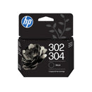 HP 302/304 Negro Cartucho de Tinta Original - B7RT7AE/F6U66AE/N9K06AE