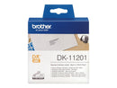 Brother DK11201 - Etiquetas Originales Precortadas de Direccion - 29x90 mm - 400 Unidades - Texto negro sobre fondo blanco