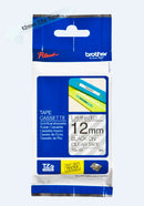 Brother TZe131 Cinta Laminada Original de Etiquetas - Texto negro sobre fondo transparente - Ancho 12mm x 8 metros