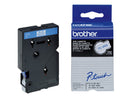 Brother TC203 Texto Azul fondo Blanco Cinta Original