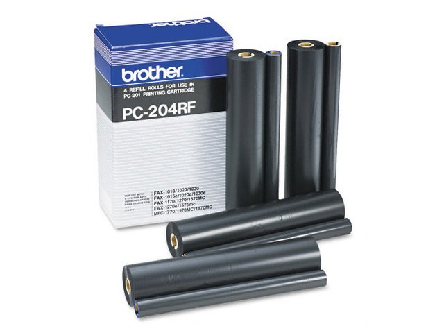 Brother PC204RF Pack de 4 Rollos de Transferencia Termica Originales
