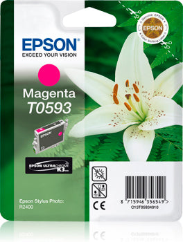 Epson T0593 Magenta Cartucho de Tinta Original - C13T05934010