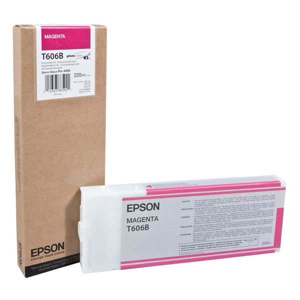 Epson T606B Magenta Cartucho de Tinta Original - C13T606B00