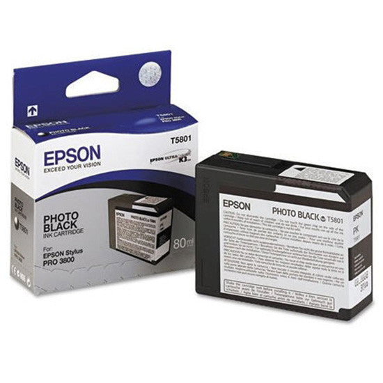 Epson T5801 Negro Photo Cartucho de Tinta Original - C13T580100