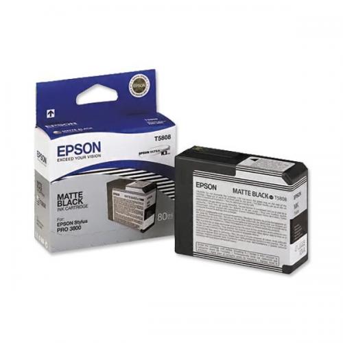 Epson T5808 Negro Mate Cartucho de Tinta Original - C13T580800