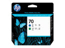 HP 70 Azul/Verde Cabezal de Impresion Original - C9408A