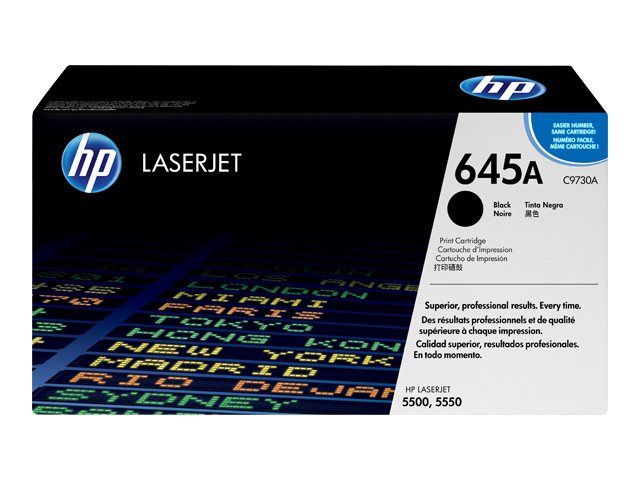 HP C9730A Negro Cartucho de Toner Original - 645A