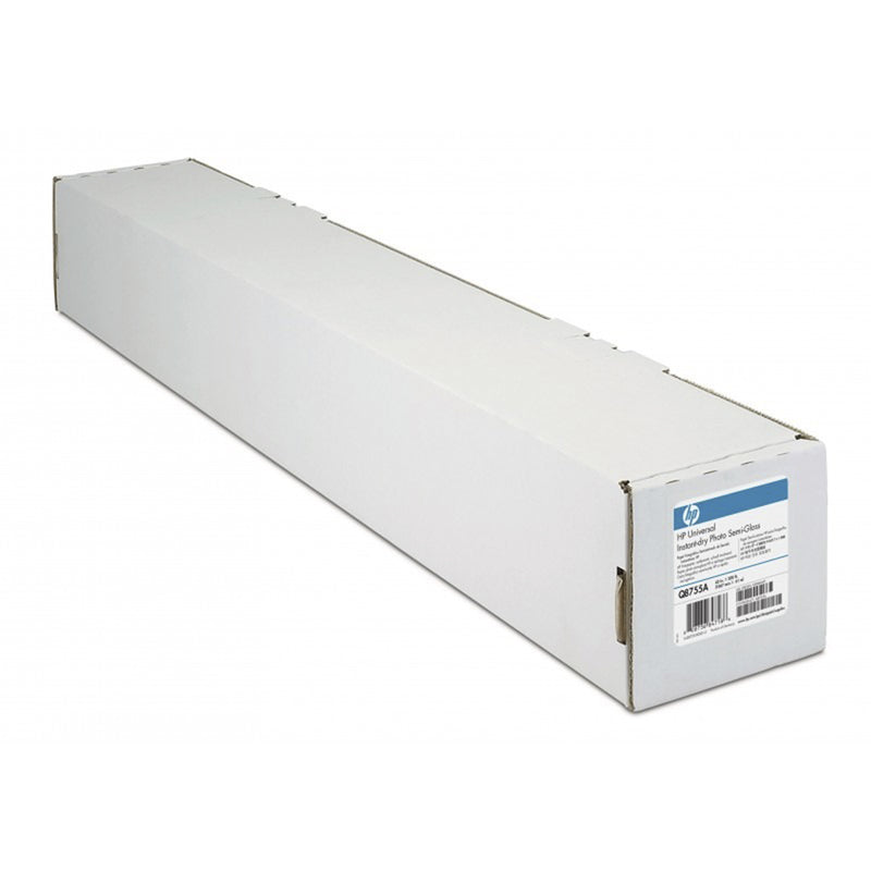 HP Bobina de Papel Fotografico para Plotter - Blanco Semi-Brillante para Inyeccion de Tinta - 610mm x 30.5m - 200gr/m2 - Q6579A