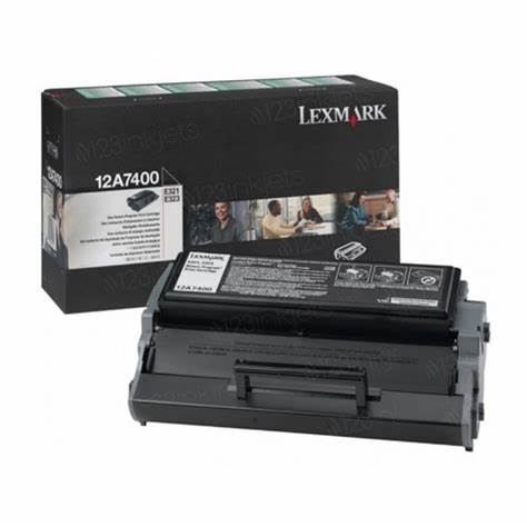 Lexmark 12A7400 Negro Cartucho de Tóner Original