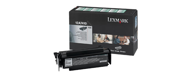 Lexmark 12A7410 Negro Cartucho de Tóner Original