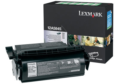 Lexmark 12A5845 Negro Cartucho de Tóner Original