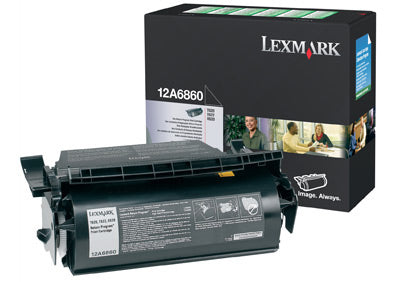 Lexmark 12A6860 Negro Cartucho de Tóner Original