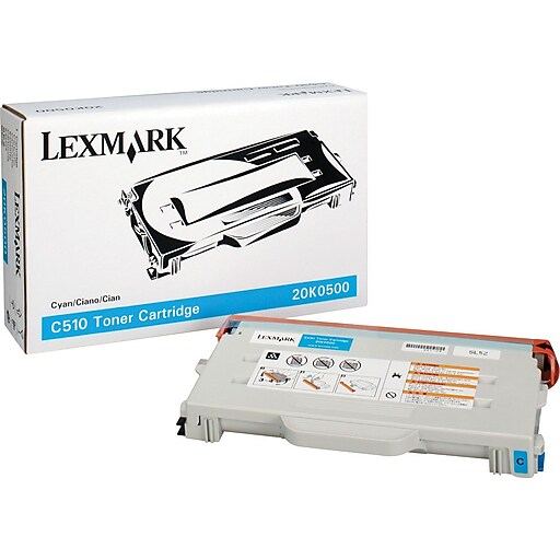 Lexmark 20K0500 Cian Cartucho de Tóner Original