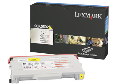 Lexmark 20K0502 Amarillo Cartucho de Tóner Original