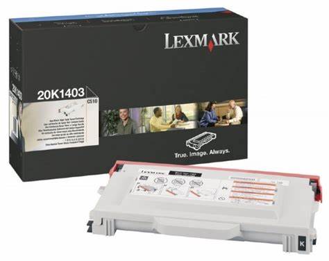 Lexmark 20K1403 Negro Cartucho de Tóner Original