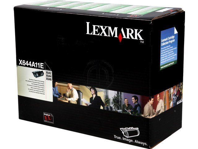 Lexmark 0X644A11E Negro Cartucho de Tóner Original