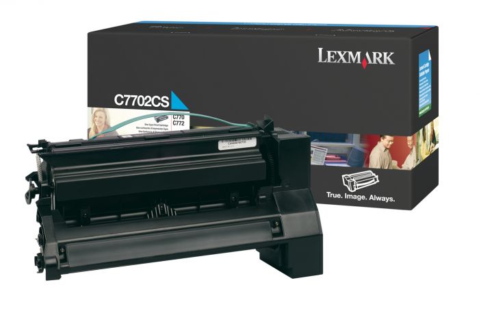 Lexmark C7702CS Cian Cartucho de Tóner Original