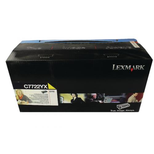 Lexmark C7722YX Amarillo Cartucho de Tóner Original
