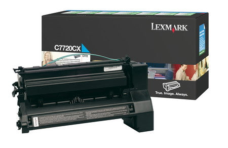 Lexmark C7720CX Cian Cartucho de Tóner Original