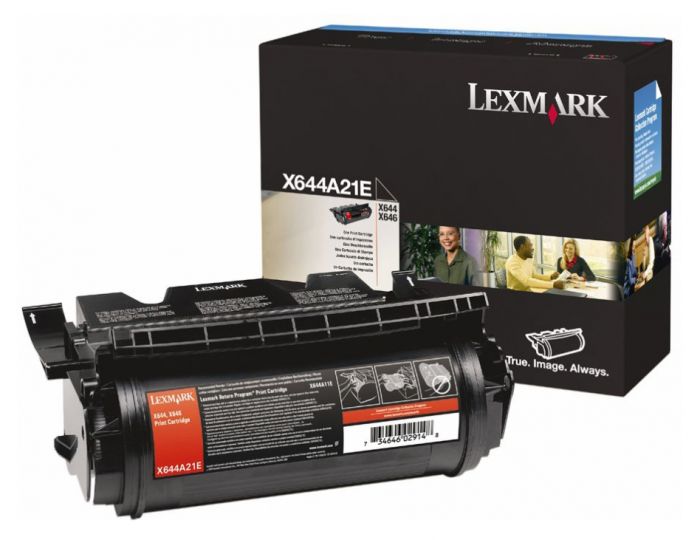 Lexmark X644A21E Negro Cartucho de Tóner Original