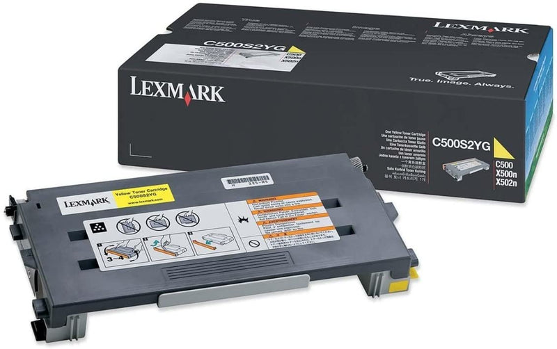 Lexmark C500S2YG Amarillo Cartucho de Tóner Original