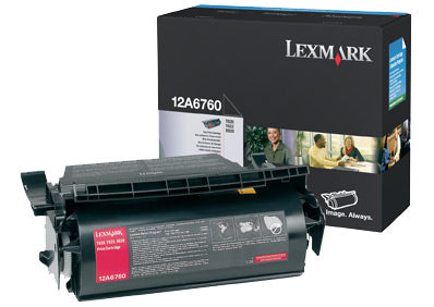 Lexmark 12A6760 Negro Cartucho de Tóner Original