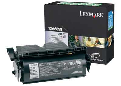 Lexmark 12A6839 Negro Cartucho de Tóner Original