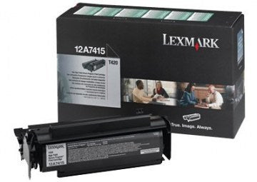 Lexmark 12A7415 Negro Cartucho de Tóner Original