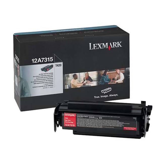 Lexmark 12A7315 Negro Cartucho de Tóner Original