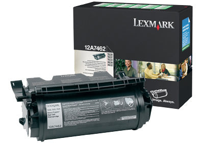 Lexmark 12A7462 Negro Cartucho de Tóner Original