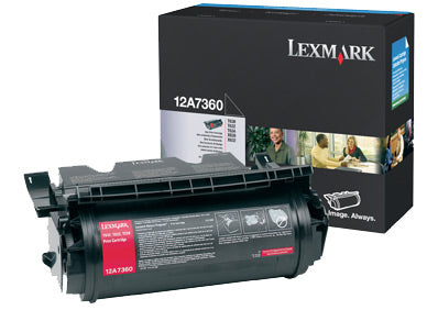 Lexmark 12A7360 Negro Cartucho de Tóner Original