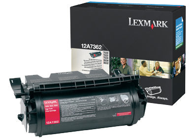 Lexmark 12A7362 Negro Cartucho de Tóner Original