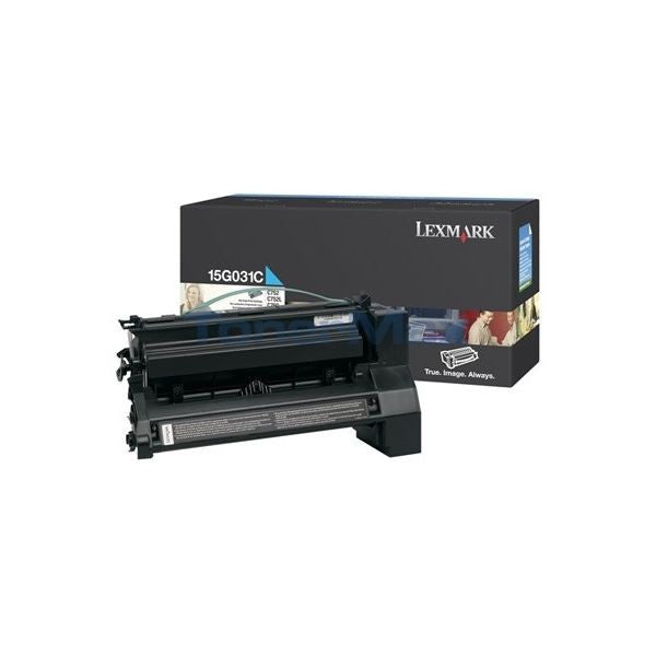 Lexmark 15G031C Cian Cartucho de Tóner Original